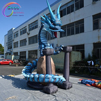 Dragon gonflable de publicité unique fait sur commande et affichages gonflables en forme d'animal