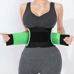 Sangle réglable en néoprène pour femmes améliorant la sueur entraînement Abdomen exercice Compression serré mince taille-taille soutien du dos - Product Image 5