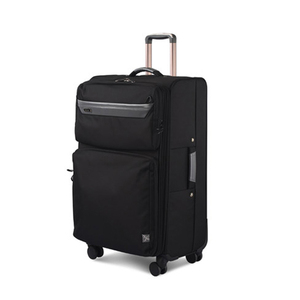 <span class=keywords><strong>Valise</strong></span> de voyage personnalisable, simple, élégante, de style rétro, légère, en <span class=keywords><strong>toile</strong></span>, avec roulettes pivotantes, antivol, 20-28 pouces - Product Image 4