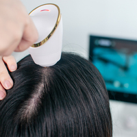 Analyseur de cuir chevelu IA avec Wi-Fi, prise en charge de l'exportation de rapports PDF et impression directe pour salons