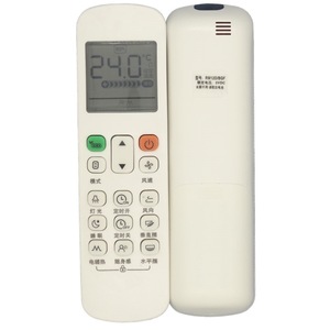 Télécommande de climatiseur à perles de cristal RM12D/BGF blanche 17x4.8x2.5cm Code fixe pour unités Midea - Product Image 5
