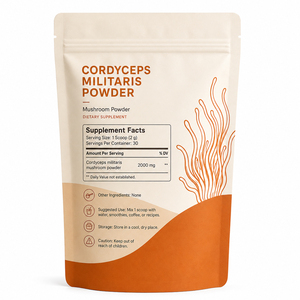 Private <b>Label</b> Premium Halal Organic Cordyceps Militaris Mushroom Extract Powder Herbal Supplement Improve Immunity Antioxidant - Product Image 6