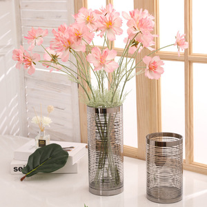 WFR185 Venta al por mayor 3 cabezas Artificial Real Touch Daisy Crisantemo Flor <span class=keywords><strong>Cosmo</strong></span> Bipinnatus Galsang Flor para la decoración de la boda - Product Image 1