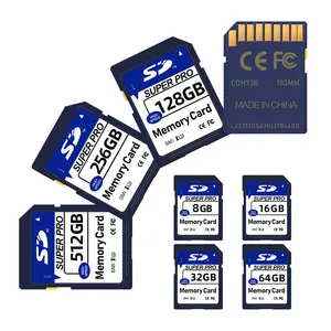 Hot Sales Original Cheapest Factory price camera OEM High Speed 16GB 32gb 64gb 128gb 256GB 512GB SD card Wholesales Memory Cards