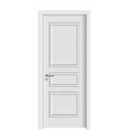 Pintu Masuk Interior Ayun Kayu Solid dan PVC Gaya Modern Kustom dengan Permukaan Finishing Garansi 3 Tahun untuk Gedung Perkantoran