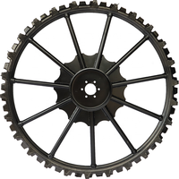 Roda Traktor Kubota Baja JIUYU 1600*100mm untuk Penanam Padi dan Penyemprot Pertanian, Garansi 2 Tahun, Finishing Hitam