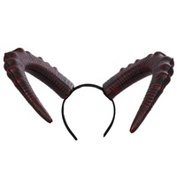 Accessoires d'Halloween, accessoires amusants, décoration de fête de carnaval, bandeau fantôme, bandeau à cornes de démon