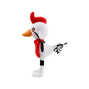 Peluche simulato <span class=keywords><strong>rosso</strong></span> coronato gru giocattolo personalizzato peluche uccello animali Zoo decorazione regalo - Product Image 3