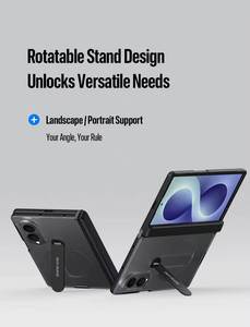 Full-Cover Foldable <b>Phone</b> Case Compatible with Fold8/8Ultra, Transparent Matte <b>Phone</b> Case with Stand, ZFold8 Magnetic <b>Phone</b> Case - Product Image 6