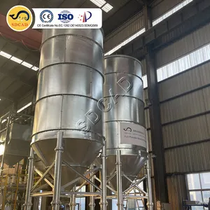 SDCAD kundenspezifisch Anti-Schleiß verzinkte Kohle verzinktes geschraubtes Trockenpulver lager silo