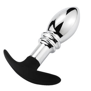 SEXBAY <span class=keywords><strong>Bullet</strong></span> Design Metall <span class=keywords><strong>Anal</strong></span> <span class=keywords><strong>Plug</strong></span> Silikon basis Aluminium legierung Sexspielzeug Butt <span class=keywords><strong>Plug</strong></span> für Männer und Frauen - Product Image 3