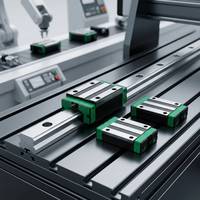 Rail de guidage linéaire haute précision et bloc de guidage linéaire pour machine de découpe laser CNC