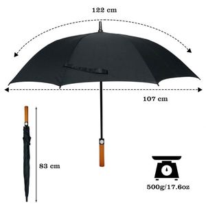 Parapluie automatique droit de haute qualité, promotionnel et pas cher, idéal pour la pluie - Vente chaude en gros - Product Image 3