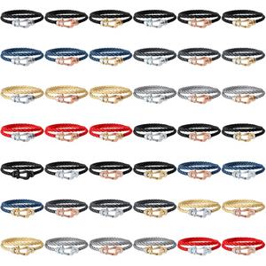 2025 Gold Plated Sterling Silver Fashion Classic <b>Horseshoe</b> for Double Loop Chain <b>Bracelet</b> Women Luxury Jewelry Gift - Product Image 1