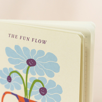 Fournitures Scolaires en Gros : Carnet de Planification Personnalisable A5 avec Motifs Floraux Bleus Amusants, Reliure Cousue, Papeterie Mignonne Imprimée