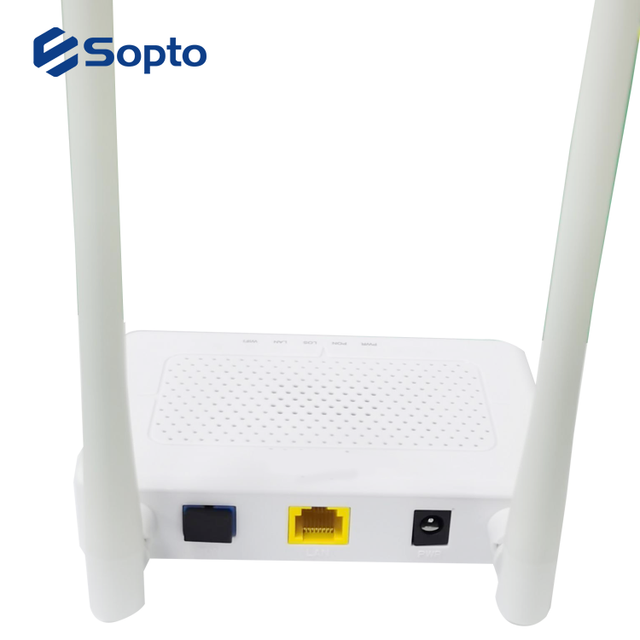 Factory Price GPON ONU 1GE with Single Band WIFI 2.4GHz White Plastic Fiber Optic Modem 1 Port GPON