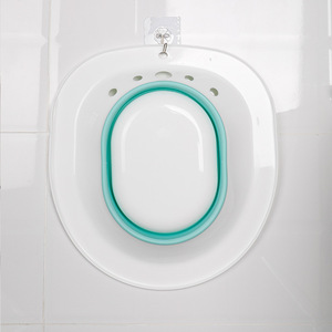 Foldable Sitz Bath Basin For Pregnant Women Postpartum Care No Squatting Required Plastic Material - Product Image 4