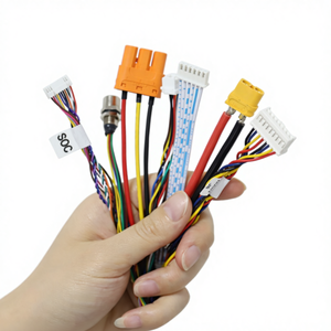 Kabelbaum nach Maß SH1.0/GH1.25/ZH1.5/PH2.0/XH2.5/MX3.0 Rot und Schwarz Anschlusskabel Verkabelung ohne Isolierung - Product Image 1