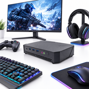 Mini PC de jeu de bureau neuf <span class=keywords><strong>AMD</strong></span> <span class=keywords><strong>RYZEN</strong></span> <span class=keywords><strong>5625U</strong></span> 64 Go DDR4 avec graphismes Radeon intégrés, SSD M.2, Windows 10/11/Linux - Product Image 1