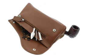 Porta tabacco e pipa in pelle di alta qualità - Product Image 5
