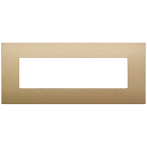 Vimar Classic 7M Matt Gold <b>Plate</b> 21 In <b>Wall</b> Switch Cover - Product Image 1