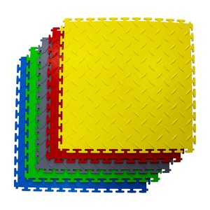 Hochleistungs-Anti-Rutsch-Verriegelung garage PVC-Bodenfliesen matten Kunststoff-Garagen boden Ineinandergreifende Bodenfliesen - Product Image 2