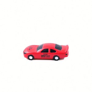 Cadeaux promotionnels automobiles pas chers, balles anti-stress en forme de voiture en PU personnalisées avec logo - Product Image 1