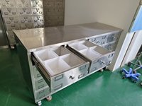Armoire médicale professionnelle moderne en acier inoxydable, 20 tiroirs, chariot à médicaments pour pharmacie, mobilier d'hôpital, entrepôt, clinique, soins intensifs