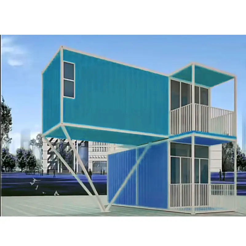 Chinese style Fast Installation House Plan Construction Model Building shipping container houses for sale