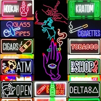 Letrero de Neón Personalizado con Forma de Comida, Letrero LED Flexible de Neón para Decoración de Paredes Interiores Comerciales, para Cafeterías y Comedores