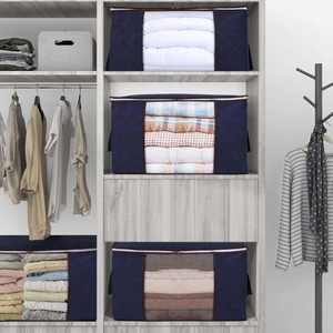 2020 Hot New Fabric Folding Storage Bag, House Hold Products Large Cloth Organizer Storage for Blanket Clothes/ - Product Image 4