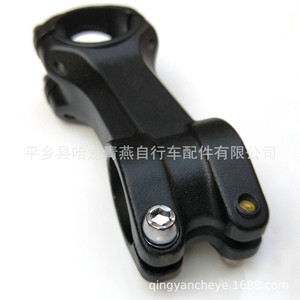 Bicycle Stem Aluminum 31.8mm Black High Strength for <b>Machining</b> Mountain Bike Accessory 46-55mm - Product Image 4