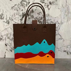 Nuovissima borsa tote in feltro <span class=keywords><strong>di</strong></span> buona qualità a spalla con prezzo basso - Product Image 4