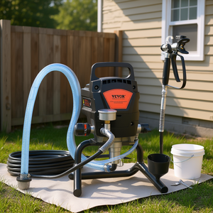 Pulvérisateur de peinture sans air Vevor 950W 3000PSI électrique portatif pour intérieur, extérieur, meubles et clôtures - Product Image 2