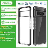 Étui de téléphone portable Soonleader résistant aux chocs, compatible avec la charge sans fil, design sportif transparent pour Google Pixel 8 Pro