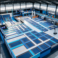 Parc d'attractions personnalisé, parc de trampolines intérieur, centre sportif familial commercial, parc d'aventure pour enfants et adultes
