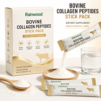 Collagène bovin premium en poudre, sachet individuel, mélange de boisson instantanée au collagène, fournisseur en gros OEM