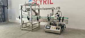 Machine <span class=keywords><strong>de</strong></span> capsulage <span class=keywords><strong>de</strong></span> table avec dispositif <span class=keywords><strong>de</strong></span> positionnement pour bouteilles rondes, économique et facile à utiliser, pour ligne <span class=keywords><strong>de</strong></span> production <span class=keywords><strong>de</strong></span> bouteilles en plastique et en verre - Product Image 3