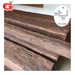 Poutres en Faux Bois PU Haute Densité Direct Usine - Taille et Couleur Personnalisables pour Plafonds <span class=keywords><strong>de</strong></span> Salon Décoration Rustique - Product Image 3