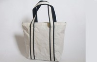 Mode Antique Naturel Recyclable Week-end Sac Argent Lavable Kraft Papier Cellulose Fibre Sacs
