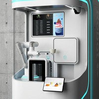 Máquina Expendedora Robótica, Máquina Expendedora de Café Robótica, Máquina Expendedora de Helado Suave Totalmente Automática, Máquina Expendedora de Bolas