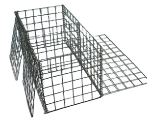 Hoge Kwaliteit Gabion Hek Philippines Cebu 2X1M Schanskorf Manden Gegalvaniseerd Gabion Box Leverancier