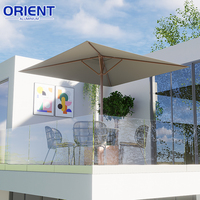Installation DIY de garde-corps de balcon en aluminium à profil en U avec serre-verre extérieur pour balustrade, murs extérieurs, maison de piscine, espaces intérieurs et maison