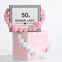 JOYWOOD Boîte cadeau rose romantique à tenir en main pour la petite amie, anniversaire, Saint-Valentin