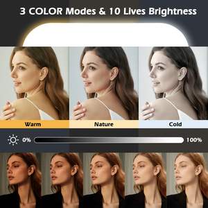 Anneau lumineux portable rechargeable pour smartphone, enregistrement vidéo, selfie, pour YouTube et <span class=keywords><strong>TikTok</strong></span> - Product Image 2