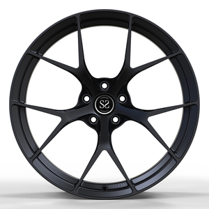 ล้อแม็กซ์สีดำแบบกำหนดเอง ขนาด 22x10 และ 22x12 สำหรับรถปอร์เช่ พานาเมร่า จีทีเอส ปี <span class=keywords><strong>2022</strong></span> - Product Image 2