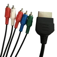 Cable AV de 1.8m para Microsoft Classic XBOX, Cable de Audio y Video RCA HD para TV LCD y Proyector, Cable de Extensión