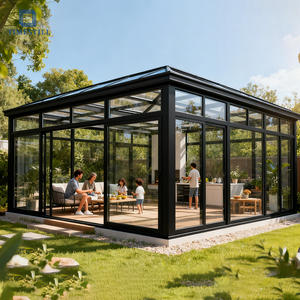 Véranda en aluminium toutes saisons, véranda en verre 4 saisons pour extension de maison avec isolation thermique certifiée CE - Product Image 6