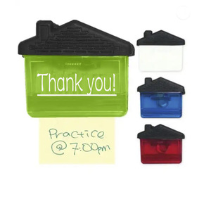 Plastic House Shape Magnetic Clips Digital Printing Cute Style Fridge Magnets Promotional Usage - Product Image 5