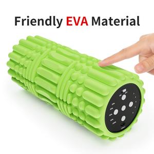 Rodillo vibrador de espuma recargable de 5 velocidades, masajeador de tejido profundo muscular para dolor de espalda, recuperación de terapia física de Yoga - Product Image 5